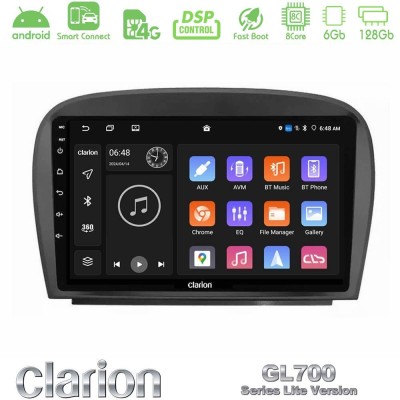 Clarion GL700 Lite Series 8Core Android ClarionOS 6+128GB Mercedes SL Class 2005-2011 Navigation Multimedia Tablet 9