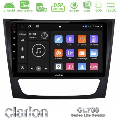 Clarion GL700 Lite Series 8Core Android ClarionOS 6+128GB Mercedes E Class / CLS Class Navigation Multimedia Tablet 9