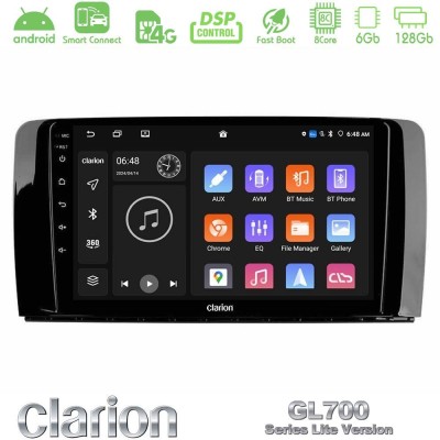 Clarion GL700 Lite Series 8Core Android ClarionOS 6+128GB Mercedes R Class Navigation Multimedia Tablet 9