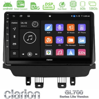 Clarion GL700 Lite Series 8Core Android ClarionOS 6+128GB Mazda 2 2014-2021 Navigation Multimedia Tablet 9