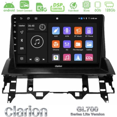 Clarion GL700 Lite Series 8Core Android ClarionOS 6+128GB Mazda6 2002-2006 Navigation Multimedia Tablet 9