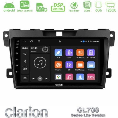 Clarion GL700 Lite Series 8Core Android ClarionOS 6+128GB Mazda CX-7 2007-2011 Navigation Multimedia Tablet 9