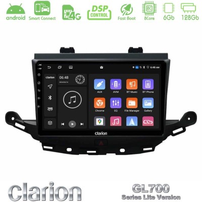 Clarion GL700 Lite Series 8Core Android ClarionOS 6+128GB Opel Astra K 2015-2019 Navigation Multimedia Tablet 9