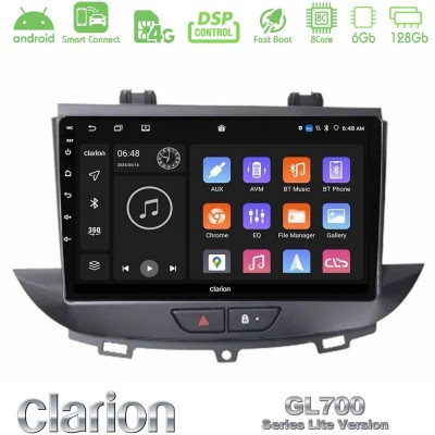 Clarion GL700 Lite Series 8Core Android ClarionOS 6+128GB Opel Grandland/Crossland X Navigation Multimedia Tablet 9