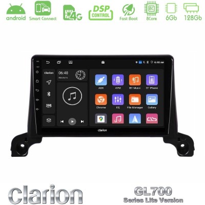 Clarion GL700 Lite Series 8Core Android ClarionOS 6+128GB Peugeot 3008/5008 2017-2023 Navigation Multimedia Tablet 9