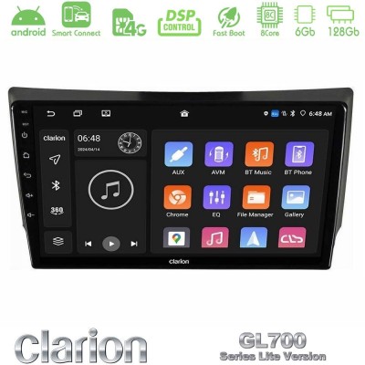 Clarion GL700 Lite Series 8Core Android ClarionOS 6+128GB Ssangyong Rexton 2002-2006 Navigation Multimedia Tablet 9