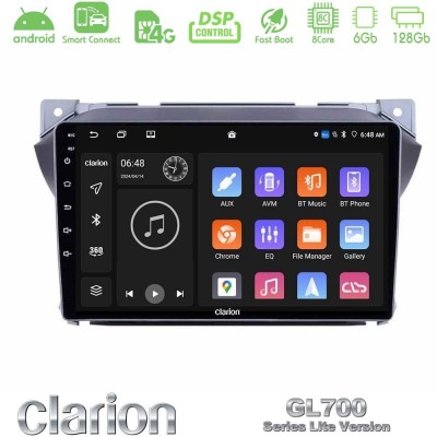 Clarion GL700 Lite Series Suzuki Alto & Nissan Pixo 8Core Android ClarionOS 6+128GB Navigation Multimedia Tablet 9