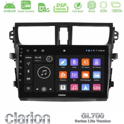 Clarion GL700 Lite Series Suzuki Celerio 2014-2020 8Core Android ClarionOS 6+128GB Navigation Multimedia Tablet 9