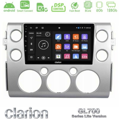 Clarion GL700 Lite Series 8Core Android ClarionOS 6+128GB Toyota FJ 2007-2014 Navigation Multimedia Tablet 9