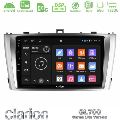 Clarion GL700 Lite Series 8Core Android ClarionOS 6+128GB Toyota Avensis T27 Navigation Multimedia Tablet 9