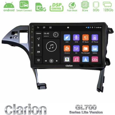 Clarion GL700 Lite Series 8Core Android ClarionOS 6+128GB Toyota Prius 2010-2015 Navigation Multimedia Tablet 10