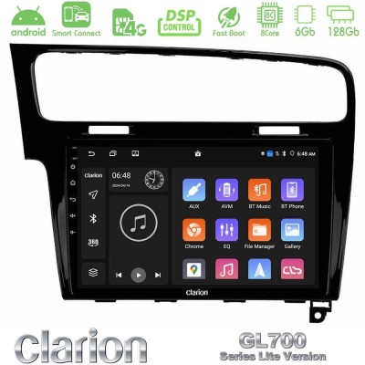 Clarion GL700 Lite Series 8Core Android ClarionOS 6+128GB VW GOLF 7 Navigation Multimedia Tablet 10