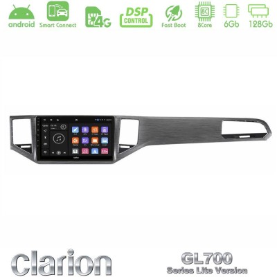 Clarion GL700 Lite Series 8Core Android ClarionOS 6+128GB VW Sportsvan 2014-2020 Navigation Multimedia Tablet 9