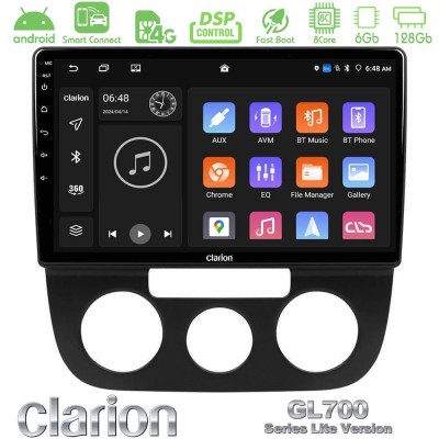 Clarion GL700 Lite Series 8Core Android ClarionOS 6+128GB VW Jetta Navigation Multimedia Tablet 10