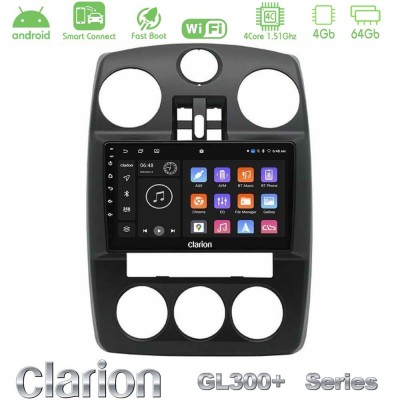 Clarion GL300+ Series 4Core Android ClarionOS 4+64GB  Chrysler PT-Cruiser 2000-2005 Navigation Multimedia Tablet 9