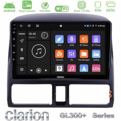 Clarion GL300+ Series 4Core Android ClarionOS 4+64GB  Honda CRV 2002-2006 Navigation Multimedia Tablet 9