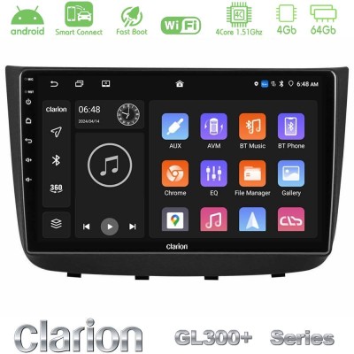 Clarion GL300+ Series 4Core Android ClarionOS 4+64GB  Mercedes Vito/Viano 2003-2006 Navigation Multimedia Tablet 10
