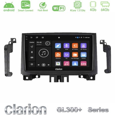 Clarion GL300+ Series 4Core Android ClarionOS 4+64GB  Mercedes Sprinter/VW Crafter 2006-2018 Navigation Multimedia Tablet 9