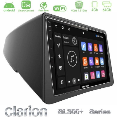 Clarion GL300+ Series 4Core Android ClarionOS 4+64GB  Opel Mokka Navigation Multimedia Tablet 9