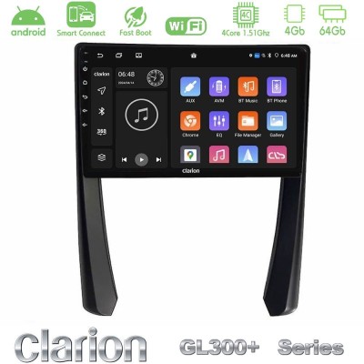 Clarion GL300+ Series 4Core Android ClarionOS 4+64GB  Porsche 911/Cayman/Boxster Navigation Multimedia Tablet 9