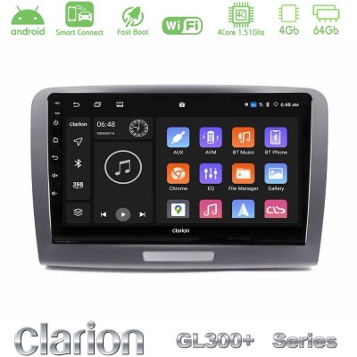 Clarion GL300+ Series 4Core Android ClarionOS 4+64GB  Skoda Superb 2008-2015 Navigation Multimedia Tablet 9