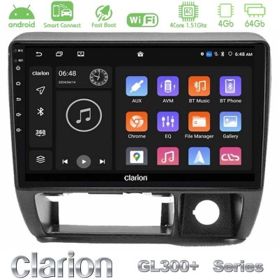 Clarion GL300+ Series 4Core Android ClarionOS 4+64GB Suzuki Jimny 1998-2005 Navigation Multimedia Tablet 9