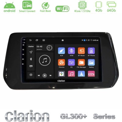 Clarion GL300+ Series 4Core Android ClarionOS 4+64GB  Suzuki Swift / SX4 S-Cross Navigation Multimedia Tablet 9