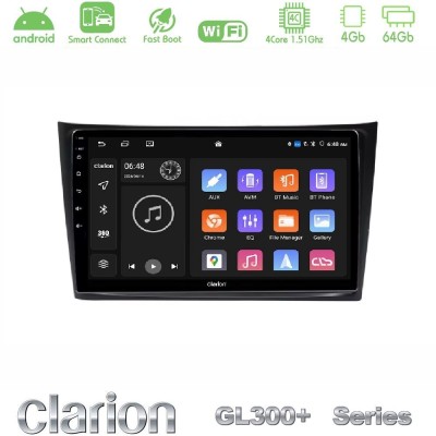 Clarion GL300+ Series 4Core Android ClarionOS 4+64GB Volvo XC90 2006-2014 Navigation Multimedia Tablet 10