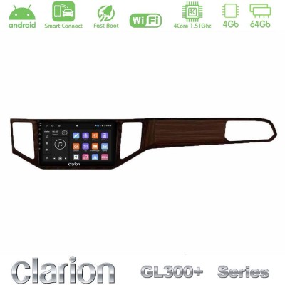 Clarion GL300+ Series 4Core Android ClarionOS 4+64GB  VW Sportsvan 2014-2020 Navigation Multimedia Tablet 9