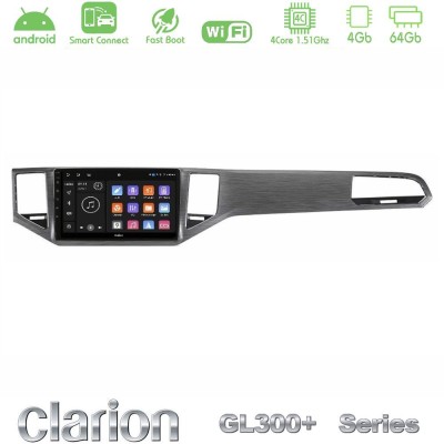 Clarion GL300+ Series 4Core Android ClarionOS 4+64GB     VW Sportsvan 2014-2020 Navigation Multimedia Tablet 9