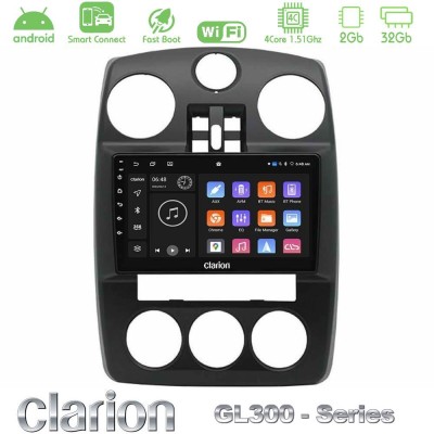 Clarion GL300 Series Chrysler PT-Cruiser 2000-2005 4Core Android ClarionOS 2+32GB Navigation Multimedia Tablet 9