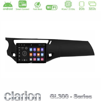 Clarion GL300 Series 4Core Android ClarionOS 2+32GB Citroen C3/DS3 2009-2016 Navigation Multimedia Tablet 9