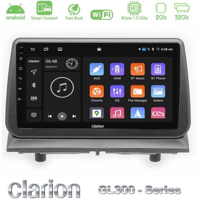 Clarion GL300 Series Dodge Nitro 2007-2011 4Core Android ClarionOS 2+32GB Navigation Multimedia Tablet 9