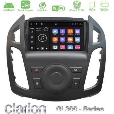 Clarion GL300 Series 4Core Android ClarionOS 2+32GB Ford Transit Connect Navigation Multimedia Tablet 9