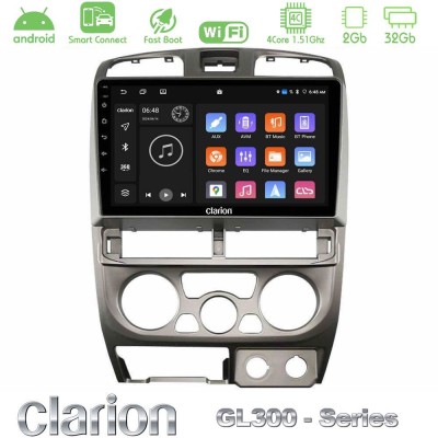 Clarion GL300 Series 4Core Android ClarionOS 2+32GB Isuzu D-Max 2004-2006 Navigation Multimedia Tablet 9