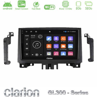 Clarion GL300 Series Mercedes Sprinter/VW Crafter 2006-2018 4Core Android ClarionOS 2+32GB Navigation Multimedia Tablet 9