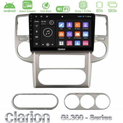 Clarion GL300 Series 4Core Android ClarionOS 2+32GB Nissan X-Trail 2003-2007 Navigation Multimedia Tablet 10