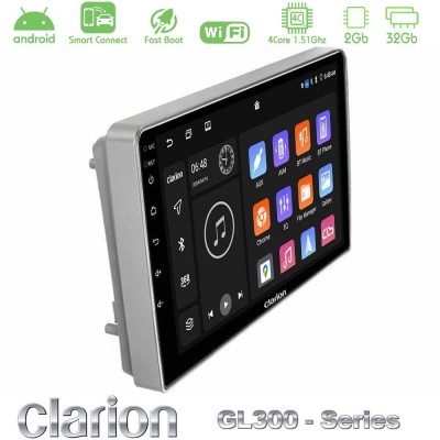 Clarion GL300 Series 4Core Android ClarionOS 2+32GB Opel Astra/Corsa/Antara/Zafira Navigation Multimedia Tablet 9
