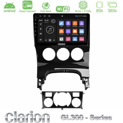Clarion GL300 Series 4Core Android ClarionOS 2+32GB Peugeot 3008 AUTO A/C Navigation Multimedia Tablet 9