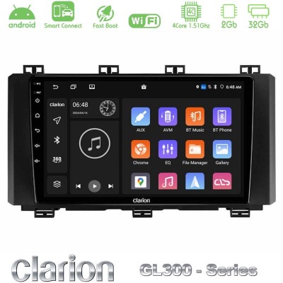 Clarion GL300 Series 4Core Android ClarionOS 2+32GB Seat Ateca 2017-2021 Navigation Multimedia Tablet 9
