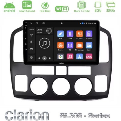 Clarion GL300 Series 4Core Android ClarionOS 2+32GB Suzuki Grand Vitara 2003-2005 Navigation Multimedia Tablet 9