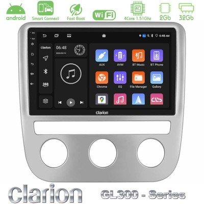 Clarion GL300 Series 4Core Android ClarionOS 2+32GB VW Scirocco / Eos Navigation Multimedia Tablet 9