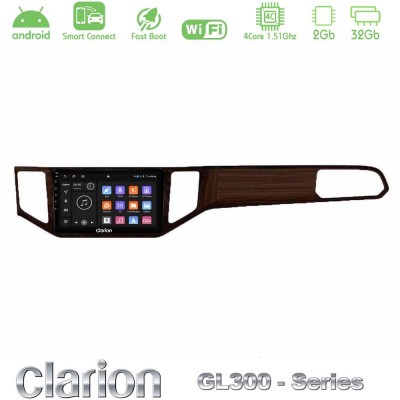 Clarion GL300 Series 4Core Android ClarionOS 2+32GB VW Sportsvan 2014-2020 Navigation Multimedia Tablet 9