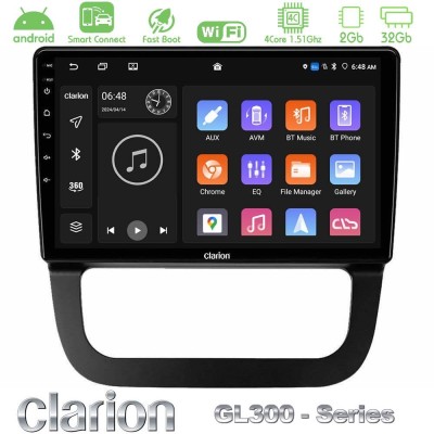 Clarion GL300 Series 4Core Android ClarionOS 2+32GB VW Jetta Navigation Multimedia Tablet 10