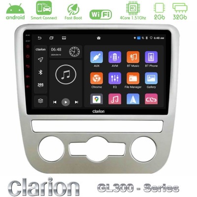 Clarion GL300 Series 4Core Android ClarionOS 2+32GB VW Scirocco 2008 – 2014 Navigation Multimedia Tablet 9
