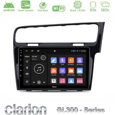 Clarion GL300 Series 4Core Android ClarionOS 2+32GB VW GOLF 7 RHD Navigation Multimedia Tablet 10