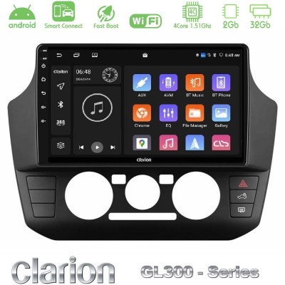 Clarion GL300 Series 4Core Android ClarionOS 2+32GB VW Up/Skoda Citigo/Seat Mii Navigation Multimedia Tablet 9