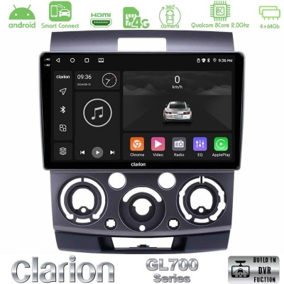 Clarion GL700 QUALCOMM Series 8Core Android ClarionOS 4+64GB Ford Ranger/Mazda BT50 Navigation Multimedia Tablet 9