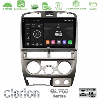 Clarion GL700 QUALCOMM Series 8Core Android ClarionOS 4+64GB Isuzu D-Max 2004-2006 Navigation Multimedia Tablet 9