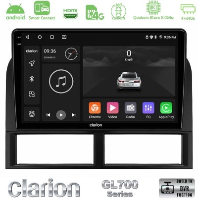Clarion GL700 QUALCOMM Series 8Core Android ClarionOS 4+64GB Jeep Grand Cherokee 1999-2004 Navigation Multimedia Tablet 9